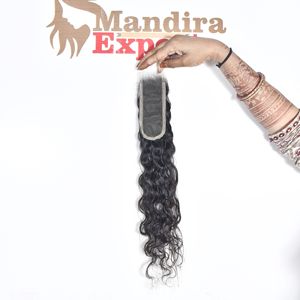 Venta al por mayor 100% completa cutícula alineada Temple Virgin Raw Indian Hair 2*6 HD Cierre Bodywave Extensiones de cabello humano vietnamita - Product Image 1