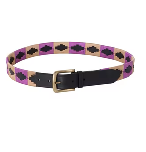 Ceinture en cuir de polo équestre personnalisable pour hommes, boucle à ardillon, cuir pleine fleur, broderie, ceinture de sport, accessoires d'équitation - Product Image 3