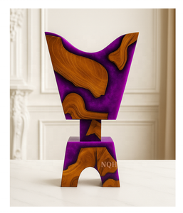 เตาเผาบาคูร์ไม้เรซิ่นอีพ็อกซี่งานฝีมือสุดหรู ปี 2026 |   ธูปหอมอาหรับพรีเมียม มุบคาร์ ของขวัญสำหรับบ้าน ปรับแต่งได้ - Product Image 4