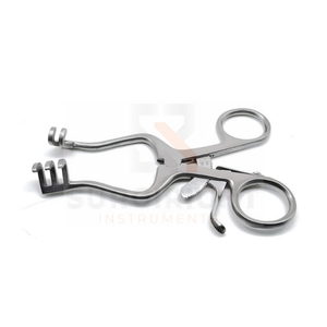 Weitlaner-Écarteur pour crochet de plaie-Écarteurs à dents émoussées-Porte-aiguille chirurgical-Instrument médical par Surgiright Instrument - Product Image 3