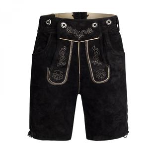 Pantalones Cortos Trachten de Cuero para Hombre, Personalizados, de Alta Calidad, Ecológicos, Antiarrugas, de Cintura Media, con Patrón 3D, Cierre de Botones, Casuales, 2024 - Product Image 5