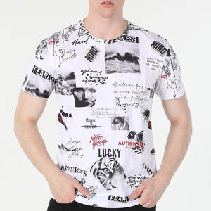 Street Wear Nouveau design T-shirt homme meilleure qualité T-shirt homme taille normale couleur unie style unique imprimé T-shirt homme - Product Image 1