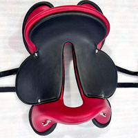 BLUHORSE Selle d'endurance pour chevaux en cuir synthétique PU durable, fabrication indienne, haute qualité, confortable, design et couleur personnalisables