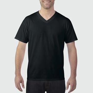 100% coton hommes T-Shirts imprimé personnalisé col épais surdimensionné col montant T-shirt lourd Style uni - Product Image 6