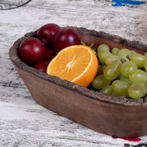 Cuenco de madera personalizado con decoración de escritorio multifuncional Cuenco de madera 2026 Utensilios de cocina decorativos Cuenco de madera para servir - Product Image 6