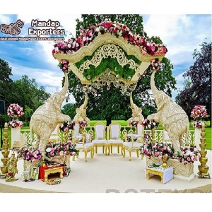 12 แบบมณฑปที่ดีที่สุดที่จะเพิ่มเสน่ห์ให้กับงานแต่งงานของคุณ ขายส่งมณฑปงานแต่งงานแบบอินเดียสำหรับตกแต่งงานแต่งงานในสหรัฐอเมริกา - Product Image 1