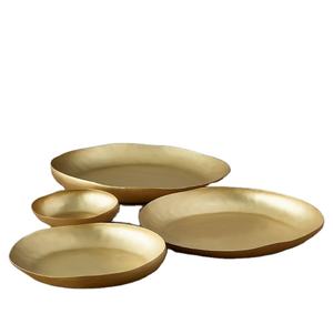 Vente en gros de bol multi-service en laiton de luxe design vintage moderne avec emballage avec logo personnalisé finition mate écologique pour les fêtes - Product Image 1