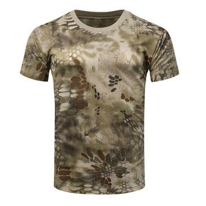 Camiseta de camuflaje personalizable de la mejor calidad para hombre, cómoda, precio al por mayor, duradera, camiseta transpirable superventas para hombre - Product Image 6