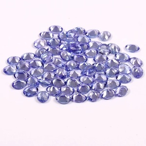 Joyería de piedras preciosas de zoisita de tanzanita azul vivo Natural 5mm 7mm corte facetado brillante piedra de tanzanita no calentada - Product Image 4