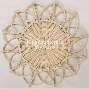 Sets de table en rotin écologique pour ajouter de la chaleur à votre fête et à votre présentation de table - Product Image 2