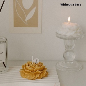 เทียนหอมถั่วเหลืองตกแต่งรูปดอกไม้หลากสี สำหรับของขวัญวันหยุดและวันขอบคุณพระเจ้า สินค้าใหม่จากโรงงาน - Product Image 6