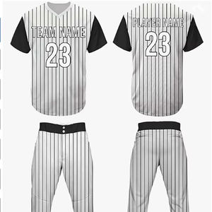 Camisetas de béisbol personalizadas con logotipo de nombre cosido, camisetas personalizadas, pantalón para hombres, uniforme de Béisbol Juvenil, tendencia superior Premium - Product Image 1