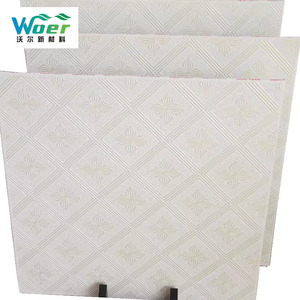 Penjualan Langsung Pabrik Ubin Plafon <span class=keywords><strong>PVC</strong></span> Gypsum Persegi Tahan Air 600*600mm untuk Penggunaan Hotel Modern Artistik - Product Image 5