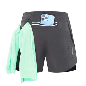 Shorts de sport pour hommes en coton/polyester respirant, imperméable, à séchage rapide, impression par sublimation de haute qualité, vente en gros, style streetwear - Product Image 5