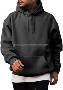 Sudadera con Capucha de Algodón de Alta Calidad para Hombre, Talla Grande, Color Sólido, para Otoño y Primavera, Deportiva, Cómoda, con Logotipo Personalizado - Product Image 5