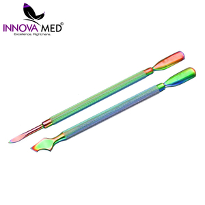 Removedor de Piel Muerta Antideslizante, Empujador de Cutículas de Doble Punta, Limpiador de Uñas, Herramienta Profesional para Manicura y Pedicura - Product Image 4