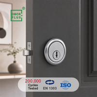 Cylindre de remplacement haute sécurité Doorplus Rimo, cylindre de verrouillage à tête unique en laiton