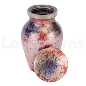 Boîte en velours gratuite pour mini urne en aluminium scintillant patriotique - Product Image 2