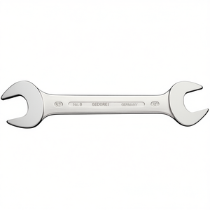 GEDORE Chrome-Plated 6 8 X 10 mm Double Open-End Wrench 140 mm Length Shop <b>Tool</b> - Product Image 3