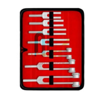 Diapasons chirurgicaux ORL en acier inoxydable de qualité médicale, stérilisables, réutilisables, autoclavables, de qualité supérieure, norme allemande, 7 pièces