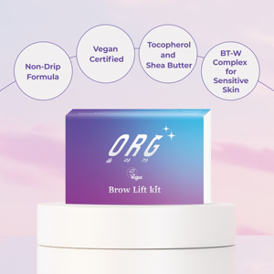 [MAZAL] Kit de permanente para cejas ORG, productos de belleza más vendidos, seguro y fácil de usar en casa, kit de permanente para maquillaje de ojos, colores vivos y llamativos - Product Image 4