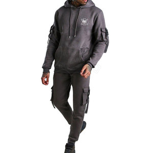 Conjunto Deportivo Informal con Logotipo Personalizado OEM ODM, Sudadera con Capucha y Pantalones para Hombre, Chándal de Lujo, Chándal de Alta Costura - Product Image 1