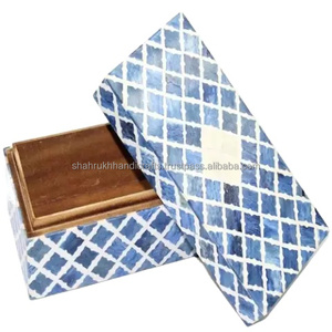 Wholesale Fancy Elegant Design Handmade Bone Inlay <b>Box</b> Decorative Jewellery <b>Storage</b> <b>Box</b> For Export Wholesale - Product Image 1