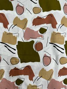 Venta al por mayor de telas impresas de rayón viscosa pura para camisas de Niños de proveedor indio a precio de lote para ropa y vestido textil para el hogar - Product Image 3