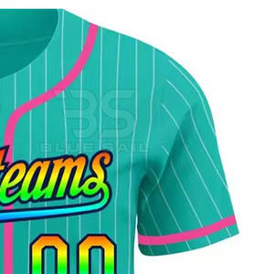 Camiseta de Béisbol de Último Diseño Más Vendida, Diseño Único, Camiseta de Béisbol al por Mayor, Diseña Tu Propia Camiseta de Béisbol Unisex - Product Image 5