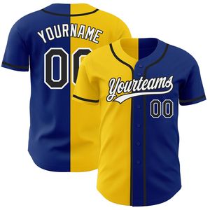 Maillot de baseball 100% polyester Taille adulte Couleur unie personnalisée Uniforme de baseball d'équipe sportive Service OEM Vêtements de sport respirants - Product Image 2