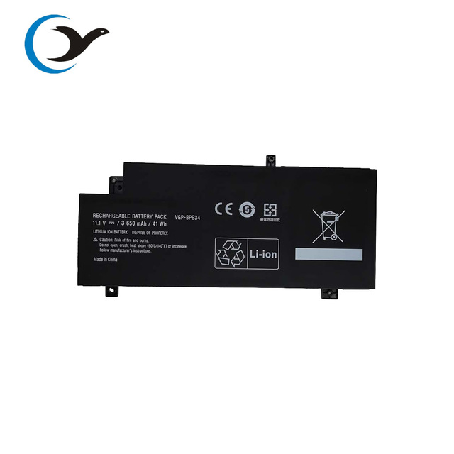 VGP-BPS34 Replacement Laptop Battery Compatible with Sony Vaio Fit 15 Touch Vgp-bps34 Vgp-bpl34 Svf15a1bcxs 11.1V 3650mAh