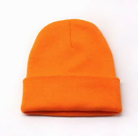 Bonnet d'hiver en tricot plat de haute qualité avec motif camouflage et personnage de dessin animé en relief, en Spandex/Coton