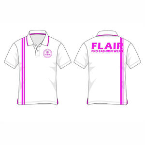 Gran oferta de algodón 100% para hombre, camiseta Polo personalizada de buena calidad, Color sólido, estilo informal, patrón, 180g, tela, peso frontal - Product Image 5