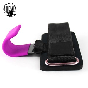 UNIQUE GYM WEAR Wrist Brace Support Sports Protective Breathable Neoprene Customized wrist support with hook <b>bar</b> weightlifting - Product Image 3