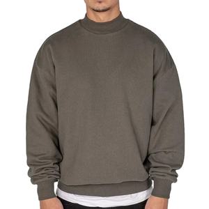 เสื้อสเวตเชิ้ตทรงหลวมแบบลำลอง ปักลาย สำหรับผู้ชาย แขนยาว ผ้าฝ้าย ปรับแต่งได้ คอเต่า - Product Image 4