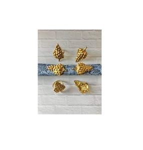 Anneau de serviette en laiton solide fait à la main bon marché design d'ananas anneau de serviette en laiton pour la vente en gros - Product Image 5