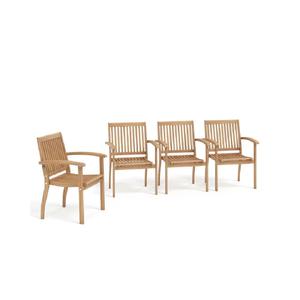 Fauteuils d'extérieur en bois dur d'acacia Fauteuils de jardin modernes et solides pour balcon Hotel Restaurant - Product Image 5