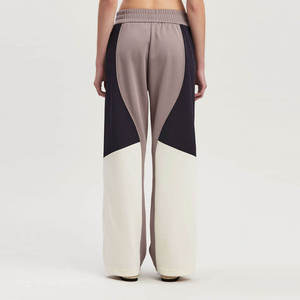 Pantalon de survêtement évasé en toile à taille haute élastique pour femme, hiver, OEM, personnalisation de marque, écologique, séchage rapide, léger, en gros - Product Image 2