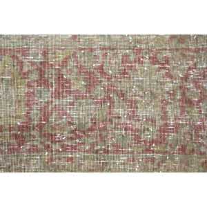 1.8x7.4 ft Turkish Rug Vintage Runner Rug <b>Brown</b> Southwestern <b>Wool</b> Eco-Friendly Patchwork Rug with Latex Backing - Product Image 5