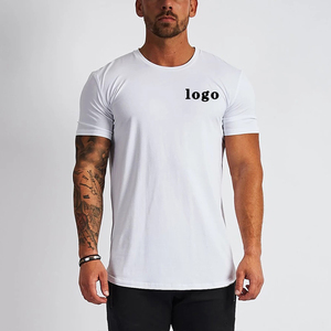 T-shirt pour homme à manches courtes, col rond, respirant, style streetwear, coupe ajustée, design personnalisé, couleur noire - Product Image 5