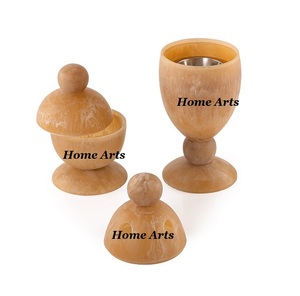 Quemador de incienso Bakhoor de resina de Color Beige hecho a mano, tamaño y forma personalizados, Mabkhar decorativo para el hogar en India - Product Image 6