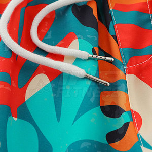 Meilleur tissu sur mesure Sublimation Shorts léger coton solide motif High Street élastique taille moyenne imperméable respirant - Product Image 6