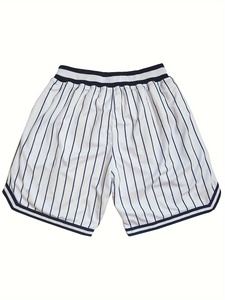 Pantalones cortos deportivos antibacterianos de secado rápido transpirables de verano para hombre, ropa de baloncesto personalizable, número de letra bordado - Product Image 2