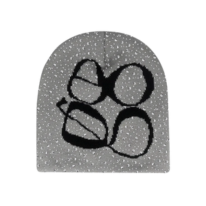 High Quality Custom Logo Rhinestone Winter <b>Beanies</b> with Custom logo Warm Knit <b>Skull</b> Cap for Men and Women - Product Image 4