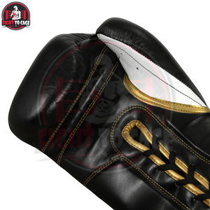Gants de boxe personnalisés en cuir de vachette véritable, doux au toucher, de qualité supérieure, avec logo imprimé, prix de gros - Product Image 5