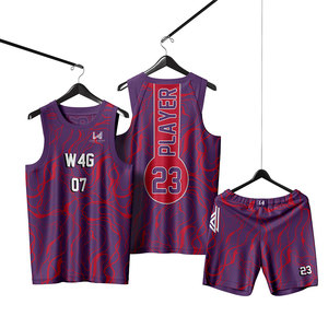 Conjuntos de Uniformes de Baloncesto Personalizables con Estampado, Transpirables, con Opción de Tallas Grandes, con Nombre del Equipo - Product Image 1
