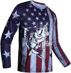 Sublimated Tournament Fishing Hoodie Ultimate Protection Fishing Wear Quick Dry Fishing Jersey - Product Image 4