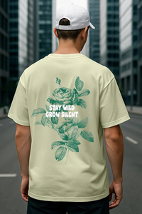 Qualité supérieure surdimensionné goutte épaule hommes T-Shirt personnalisé sérigraphie multicolore poids lourd 280 GSM 100% coton - Product Image 4