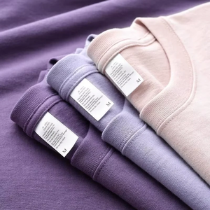 Service OEM / ODM T-shirts pour hommes surdimensionnés uniques Tissu doux et respirant en coton biologique 100% avec le logo de votre propre marque - Product Image 3