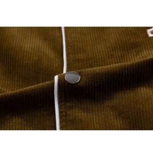 Nouvel arrivage de manteau en cuir PU avec logo personnalisé pour le baseball et la qualité de la manufacture Vestes pour hommes surdimensionnées avec broderie et vêtements de rue - Product Image 4